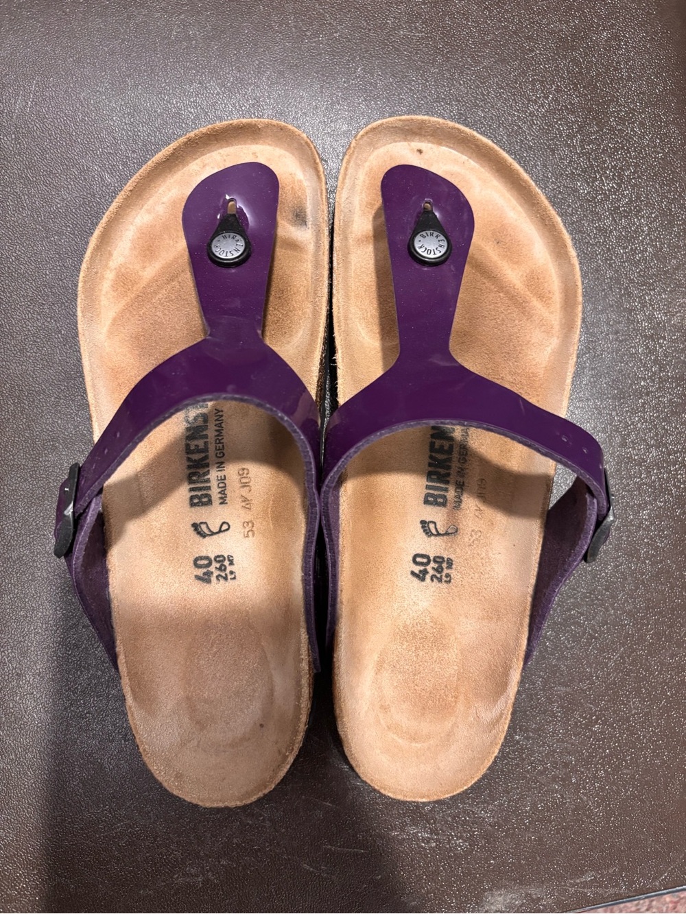 Birkenstocks Purple Size 40